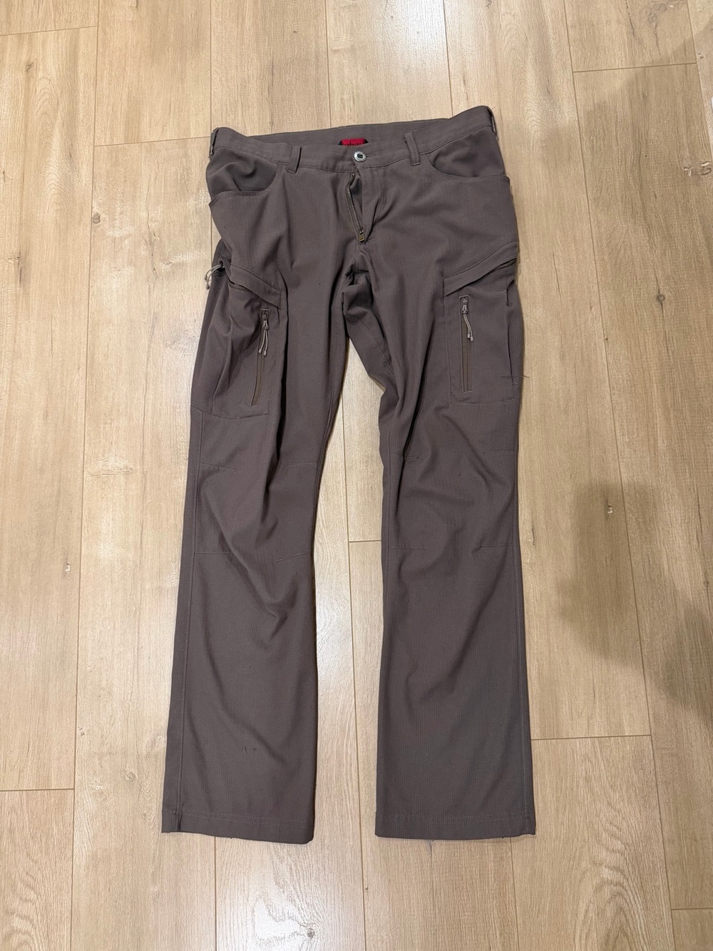 Men's Brown Kryptek Pants with Zip Pockets